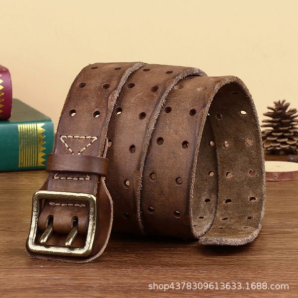 korean style fashion personality ins anti-allergy double pin buckle belt men's fashion new youth belt, Black;brown
korean style fashion personality ins anti-allergy double pin buckle belt men's fashion new youth belt, Black;brown
