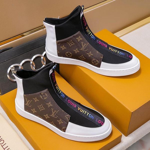 fashion men shoes ankle boots france zipper motorcycle high classic men boots causal luxury plus size bottes hommes mens shoes m #20, Black
fashion men shoes ankle boots france zipper motorcycle high classic men boots causal luxury plus size bottes hommes mens shoes m #20, Black
