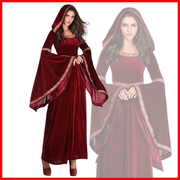 new halloween wine red vampire stage clothes clothing wizard witch medieval palace costume stage costume, Black;red
new halloween wine red vampire stage clothes clothing wizard witch medieval palace costume stage costume, Black;red
