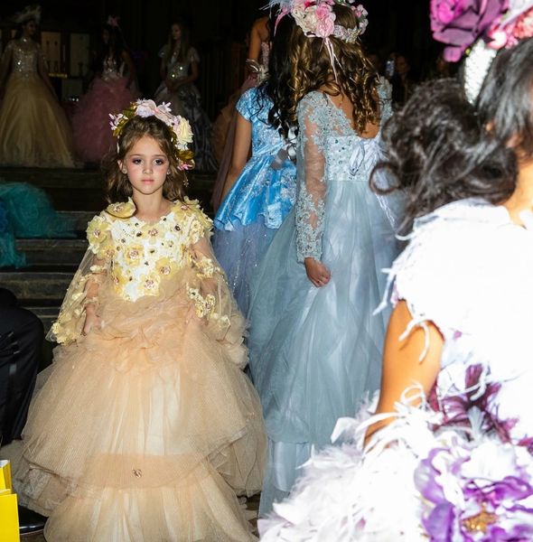lovely flower girls dresses custom made long sleeves lace appliques beads flowers kids formal wear birthday toddler girls pageant gowns, White;blue
lovely flower girls dresses custom made long sleeves lace appliques beads flowers kids formal wear birthday toddler girls pageant gowns, White;blue