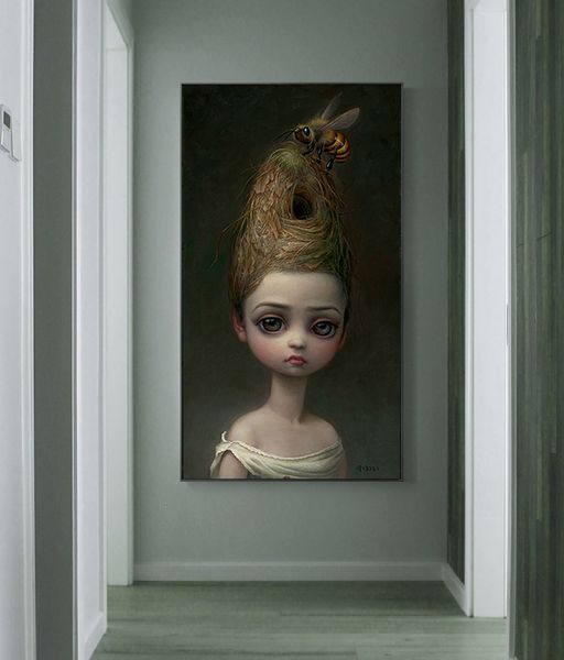 mark ryden childish strange dark world queen bee art canvas painting wall art picture for living room home decor (no frame
mark ryden childish strange dark world queen bee art canvas painting wall art picture for living room home decor (no frame