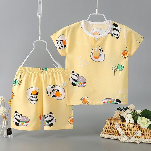 olhbx new children's cotton sleeping suit summer baby short sleeved nv fu zhuang air conditioning nv fu zhuang shorts cotton air-condit
olhbx new children's cotton sleeping suit summer baby short sleeved nv fu zhuang air conditioning nv fu zhuang shorts cotton air-condit