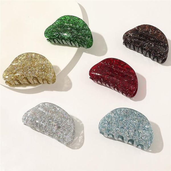 12 color sequin marble colorful girls hair pins crab claw clamp women barrettes acrylic hair clips hair accessories headwear wholesale, Golden;silver 
12 color sequin marble colorful girls hair pins crab claw clamp women barrettes acrylic hair clips hair accessories headwear wholesale, Golden;silver