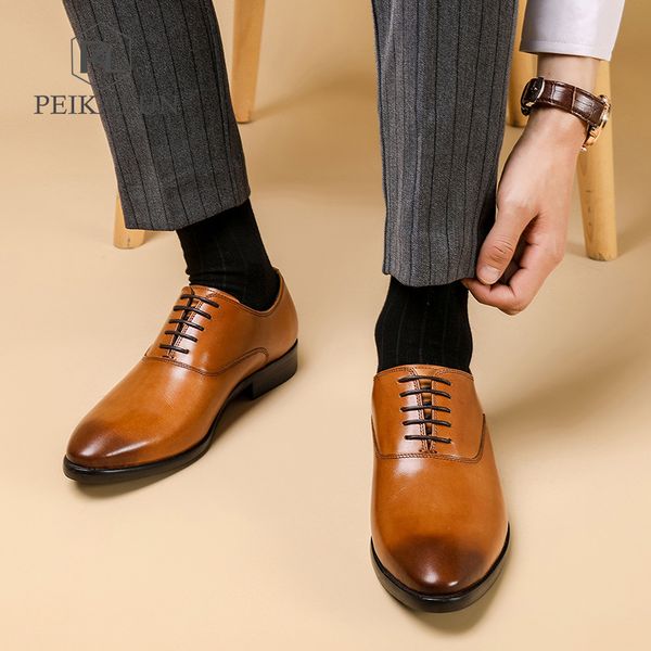 powerful2020 hairstylist summer fashion lace-up business british leather shoes men's round head color, Black
powerful2020 hairstylist summer fashion lace-up business british leather shoes men's round head color, Black