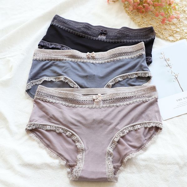 comfortable briefs ladies modal panties hollow lace side underwear triangle bag hip waist pants women 3pcs/set underpants, Black;pink
comfortable briefs ladies modal panties hollow lace side underwear triangle bag hip waist pants women 3pcs/set underpants, Black;pink