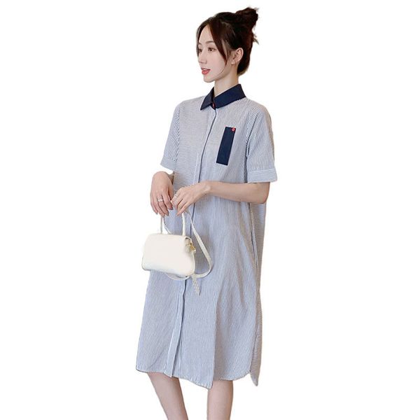 maternity dresses for women pregnancy dress summer vestidos casuales loose striped pregnant plus size dress maternity clothing, White
maternity dresses for women pregnancy dress summer vestidos casuales loose striped pregnant plus size dress maternity clothing, White