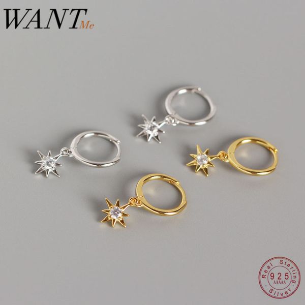 wantme real 100% 925 sterling silver octagonal star pendant small stud earrings for women birthday fine jewelry accessories gift, Golden;silver
wantme real 100% 925 sterling silver octagonal star pendant small stud earrings for women birthday fine jewelry accessories gift, Golden;silver