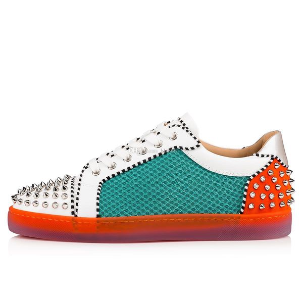 2019 luxury design red bottom sneaker for men women trainers seavaste 2 orlato men's flat junior spiked genuine leather, Black
2019 luxury design red bottom sneaker for men women trainers seavaste 2 orlato men's flat junior spiked genuine leather, Black