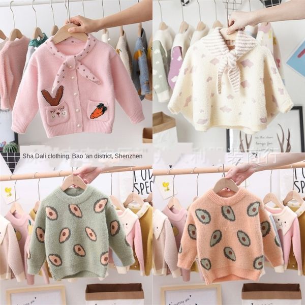 hsuf5 boys' and girls' sweater pullover clothing 2020 new children's clothing foreign style korean mink velvet children, Blue
hsuf5 boys' and girls' sweater pullover clothing 2020 new children's clothing foreign style korean mink velvet children, Blue