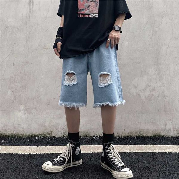 2020 summer ripped shorts jeans woman vintage plus size boyfriend jeans hole loose korean harajuku 90s female denim pants, Blue
2020 summer ripped shorts jeans woman vintage plus size boyfriend jeans hole loose korean harajuku 90s female denim pants, Blue