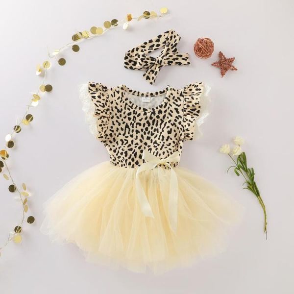 girl's dresses summer casual fashion baby girls leopard printing short sleeve mesh princess dress headband two-piece kit, Red;yellow
girl's dresses summer casual fashion baby girls leopard printing short sleeve mesh princess dress headband two-piece kit, Red;yellow