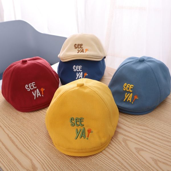 be8zb 2020 autumn children's beret girls' all-match british boys handsome pullover baseball baseball fashionable cap children', Yellow
be8zb 2020 autumn children's beret girls' all-match british boys handsome pullover baseball baseball fashionable cap children', Yellow