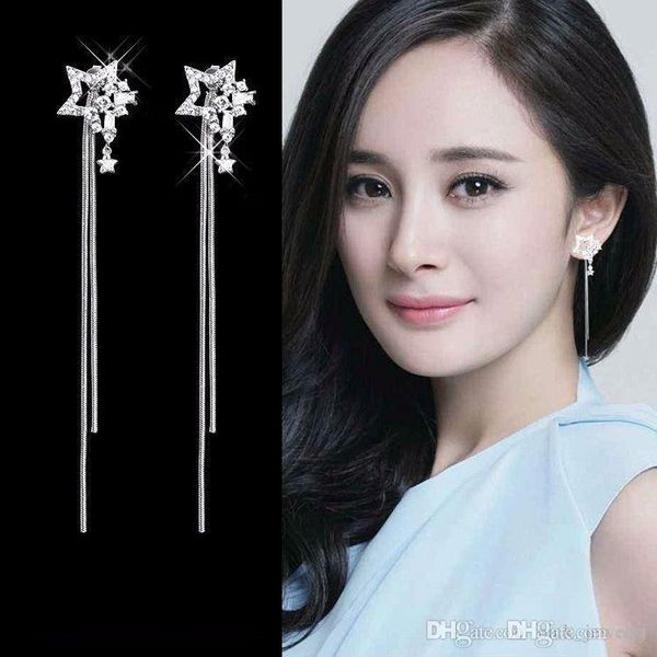 2019 fashion women designer earrings luxury hoop earrings crystal diamonds tassel earrings mixed styles ing, Silver
2019 fashion women designer earrings luxury hoop earrings crystal diamonds tassel earrings mixed styles ing, Silver