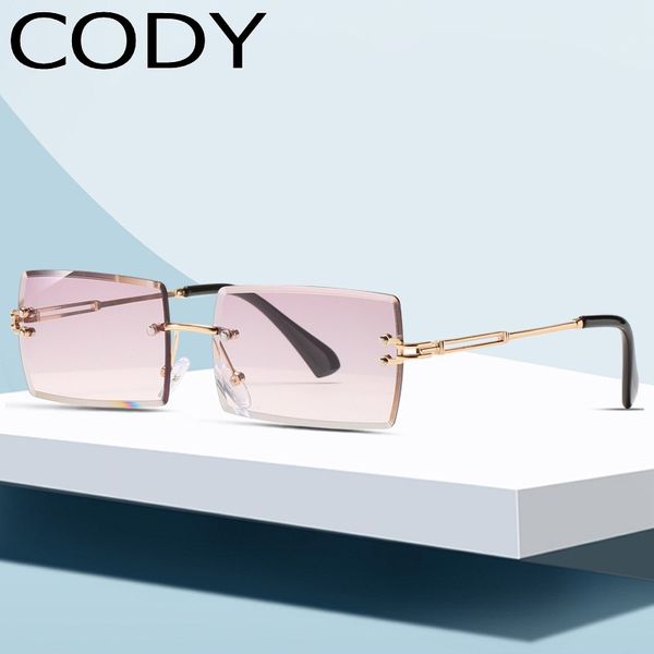 q31274 sunglasses women design rimless sun glasses gradient pink lens men lady vintage glasses uv400 eyeglasses, White;black
q31274 sunglasses women design rimless sun glasses gradient pink lens men lady vintage glasses uv400 eyeglasses, White;black