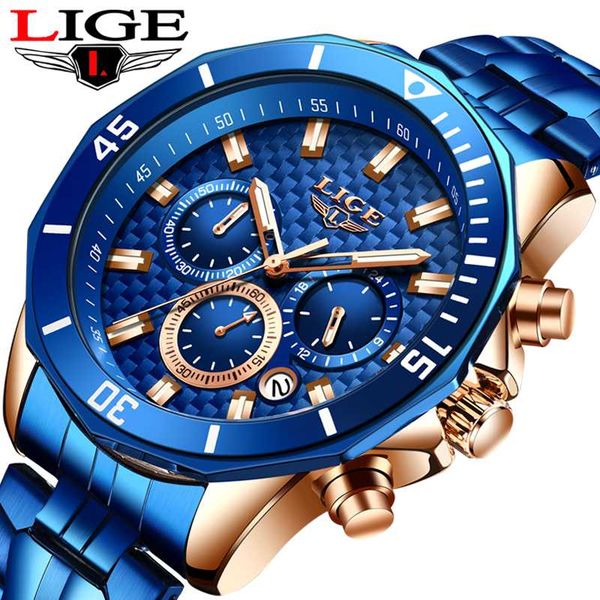 lige new luxury men watch classic blue quartz watches for men casual sports waterproof erkek kol saati watch montre hombre, Slivery;brown
lige new luxury men watch classic blue quartz watches for men casual sports waterproof erkek kol saati watch montre hombre, Slivery;brown