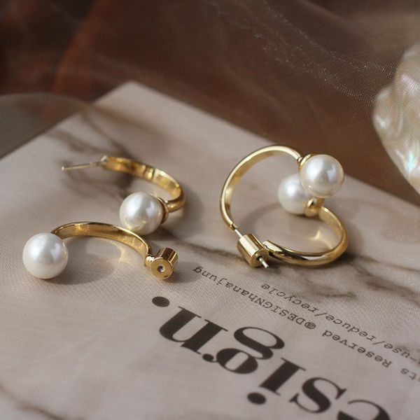 2020 new large shell pearl drop earrings for women double pearl earrings big, Golden;silver
2020 new large shell pearl drop earrings for women double pearl earrings big, Golden;silver