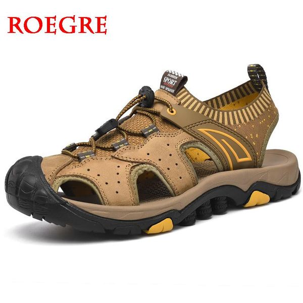 men sandals summer new genuine leather outdoor fashion men sandals for casual slippers water walking beach sandalias man size 46, Black
men sandals summer new genuine leather outdoor fashion men sandals for casual slippers water walking beach sandalias man size 46, Black
