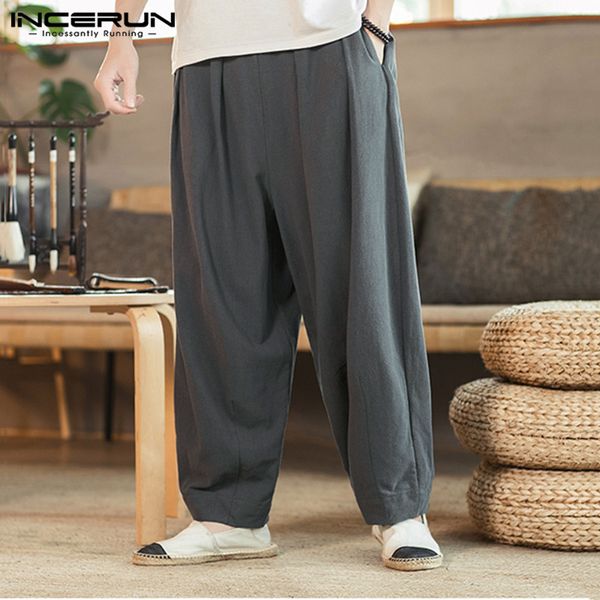 incerun man retro printed patchwork joggers baggy elastic waist pantalones men vintage trousers casual wide leg pants plus size, Black
incerun man retro printed patchwork joggers baggy elastic waist pantalones men vintage trousers casual wide leg pants plus size, Black