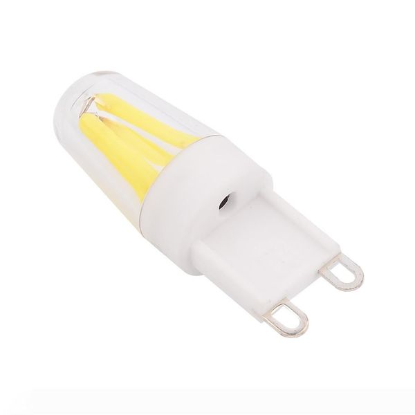 cob led light g9 e14 base filament bulb lamp 4 watt ac 220v high voltage ceramic base plastic shell undimmable equivalent to 30w halogen
cob led light g9 e14 base filament bulb lamp 4 watt ac 220v high voltage ceramic base plastic shell undimmable equivalent to 30w halogen