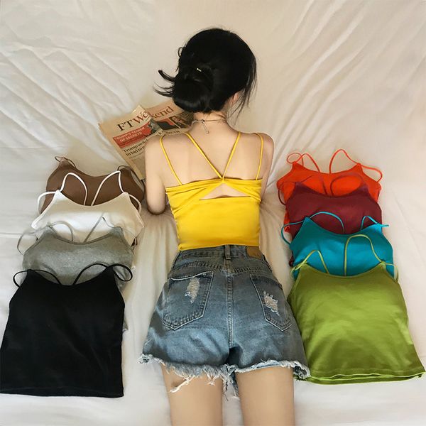 summer tank crop women basic crop streetwear girls cropped tees camis lingerie camisole top, Black;white
summer tank crop women basic crop streetwear girls cropped tees camis lingerie camisole top, Black;white