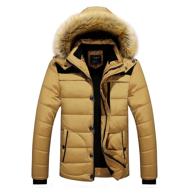 men winter jacket fur collar hooded thicken warm coat snow parka down jacket outerwear thermal men fleece liner coat m-6xl, Blue;black
men winter jacket fur collar hooded thicken warm coat snow parka down jacket outerwear thermal men fleece liner coat m-6xl, Blue;black