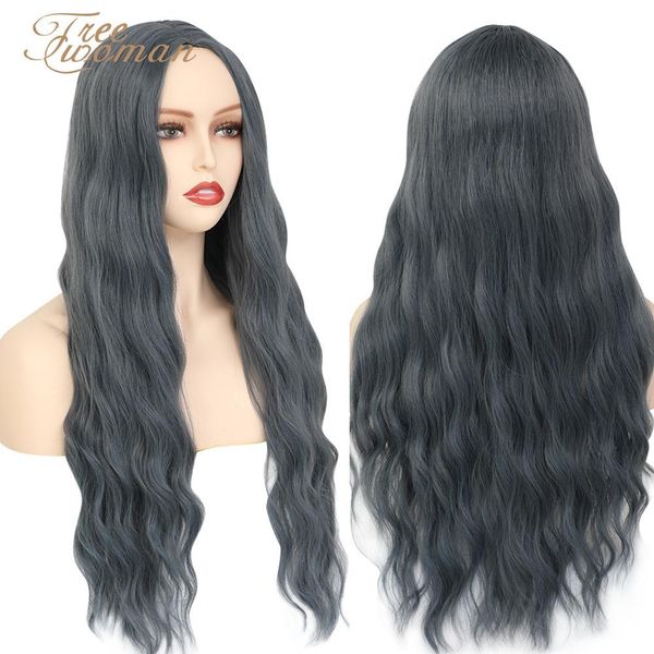 oman blue long fashion synthetic wigs for women curly wavy side part heat resistant natural looking wig with wig cap, Black
oman blue long fashion synthetic wigs for women curly wavy side part heat resistant natural looking wig with wig cap, Black