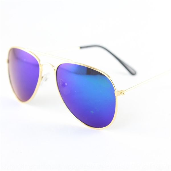 3025 colorful metal children's sun sun pilot clam sunglasses fashionable boys' and girls' glasses, Blue
3025 colorful metal children's sun sun pilot clam sunglasses fashionable boys' and girls' glasses, Blue