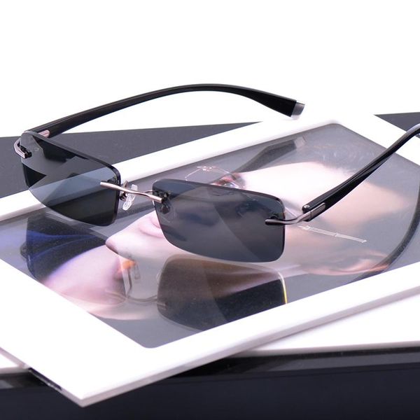Vazrobe Mens Polarized Sunglasses Fashion Sun Glasses for Man Polarod Driving Fishing (145mm) Rimless Brand Quality Case Free T200612
Vazrobe Mens Polarized Sunglasses Fashion Sun Glasses for Man Polarod Driving Fishing (145mm) Rimless Brand Quality Case Free T200612