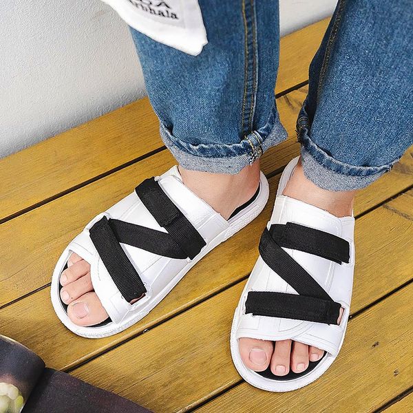 designer cross tied canvas slippers men beach slippers flat outside man summer shoes, Black
designer cross tied canvas slippers men beach slippers flat outside man summer shoes, Black