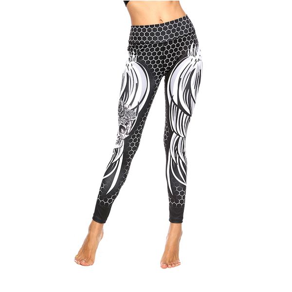 womens 3d printing high waist leggings skull wings pattern print pants leggins mujer elastic skinny fitness push up leggings, Black
womens 3d printing high waist leggings skull wings pattern print pants leggins mujer elastic skinny fitness push up leggings, Black