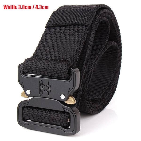 tactical belt survival nylon belt army heavy duty safety gear metal buckle waist strap men hunt 38mm / 45mm, Black;gray
tactical belt survival nylon belt army heavy duty safety gear metal buckle waist strap men hunt 38mm / 45mm, Black;gray