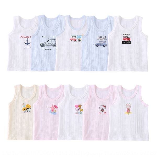 cjdzt children's vest underpants vest pure cotton thin men's and women's elastic sleeveless shirt medium and large children&#, Blue
cjdzt children's vest underpants vest pure cotton thin men's and women's elastic sleeveless shirt medium and large children&#, Blue