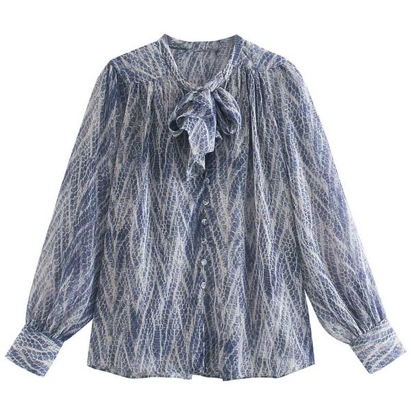 agong vintage o neck blouses women fashion serpentine printed shirts women elegant loose bow long sleeve female ladies gaa, White
agong vintage o neck blouses women fashion serpentine printed shirts women elegant loose bow long sleeve female ladies gaa, White
