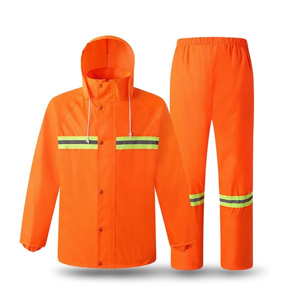 outdoor cycling reflective rain suit jacket pants kit high visibility fluorescent orange windproof rainwear traffic car raincoat, Black
outdoor cycling reflective rain suit jacket pants kit high visibility fluorescent orange windproof rainwear traffic car raincoat, Black
