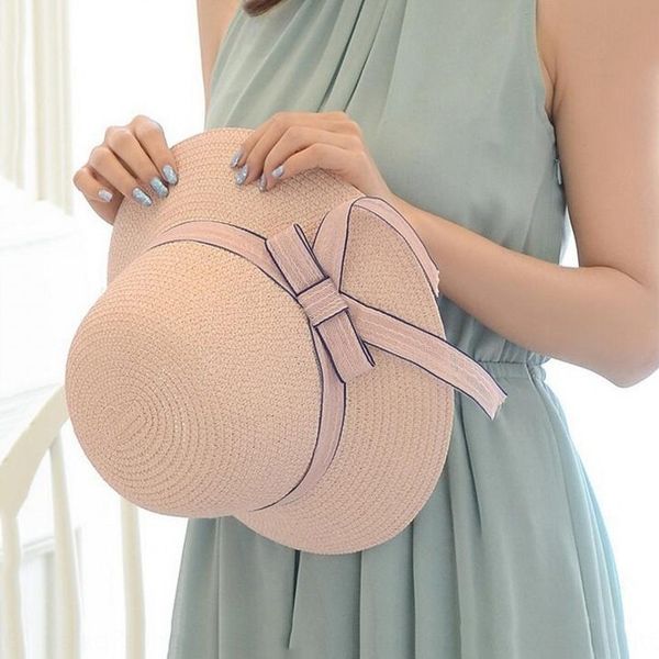 new women's summer straw straw fresh sun sunscreen korean style beach hat fashionable versatile hat children's summer, Blue;gray
new women's summer straw straw fresh sun sunscreen korean style beach hat fashionable versatile hat children's summer, Blue;gray