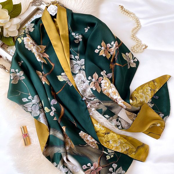 china real silk scarf women floral print shawls and wraps foulard headband scarves female double layer soft hijab stole t200729, Blue;gray
china real silk scarf women floral print shawls and wraps foulard headband scarves female double layer soft hijab stole t200729, Blue;gray