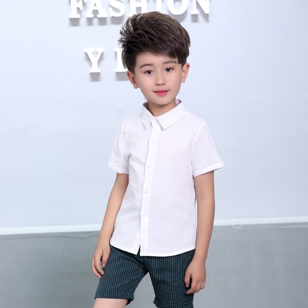 short-sleeved for boys and girls children's lapel white clothing white shirt base shirt korean children's clothing, White;black
short-sleeved for boys and girls children's lapel white clothing white shirt base shirt korean children's clothing, White;black