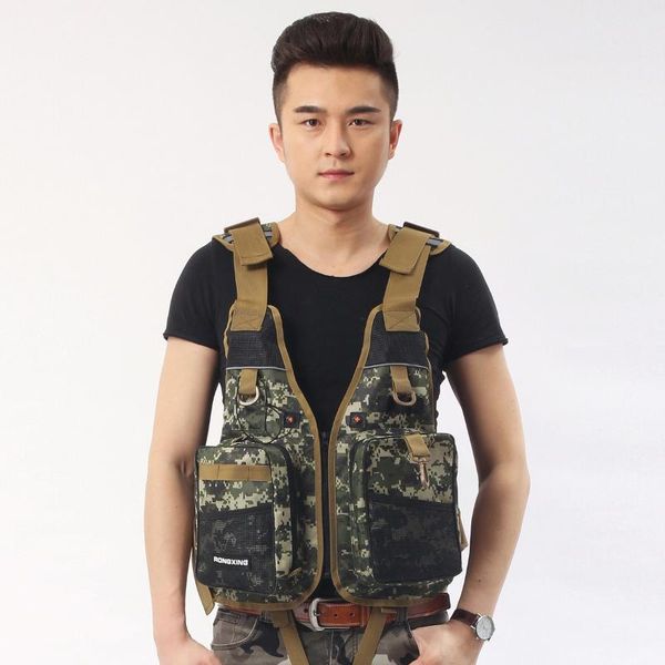outdoor fishing whistle life jacket multi-pocket snorkeling offshore angling filling epe clothes camping coat men women vest, Blue;black
outdoor fishing whistle life jacket multi-pocket snorkeling offshore angling filling epe clothes camping coat men women vest, Blue;black