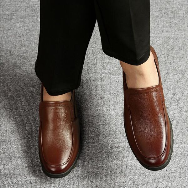 black genuine leather loafers men business shoes soft comfortable men's casual shoes man brown loafer vintage leather
black genuine leather loafers men business shoes soft comfortable men's casual shoes man brown loafer vintage leather