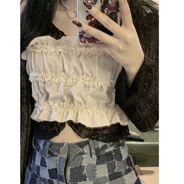 stacked baby camisole vest lace vest women's summer outer wear ins super fire high waist navel lace sleeveless top, Camo
stacked baby camisole vest lace vest women's summer outer wear ins super fire high waist navel lace sleeveless top, Camo