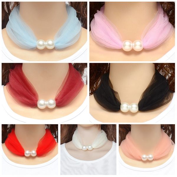 new fashion necklace scarf korean thin scarf mesh gauze lace pearl decoration ladies spring autumn cute scarves ring 14 color, Red;brown
new fashion necklace scarf korean thin scarf mesh gauze lace pearl decoration ladies spring autumn cute scarves ring 14 color, Red;brown