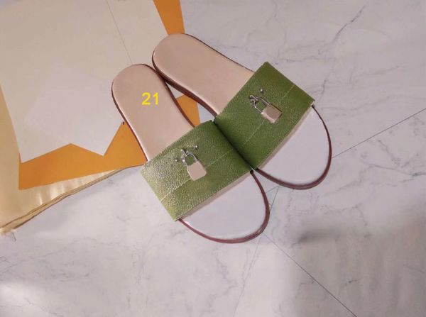 women sandal lock it flat mule leather sliders slippers for women summer padlock sandals flat flip flops 22 colors us 4-11, Black 
women sandal lock it flat mule leather sliders slippers for women summer padlock sandals flat flip flops 22 colors us 4-11, Black