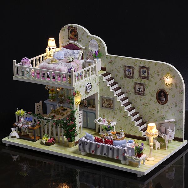 diy house wooden doll houses miniature dollhouse furniture kit with led toys for children birthday gift mx200414
diy house wooden doll houses miniature dollhouse furniture kit with led toys for children birthday gift mx200414