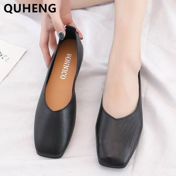 comfort women shoes flat square head shallow pull-on woman single shoes 2020 solid color leather female outdoor walking footwear, Black
comfort women shoes flat square head shallow pull-on woman single shoes 2020 solid color leather female outdoor walking footwear, Black