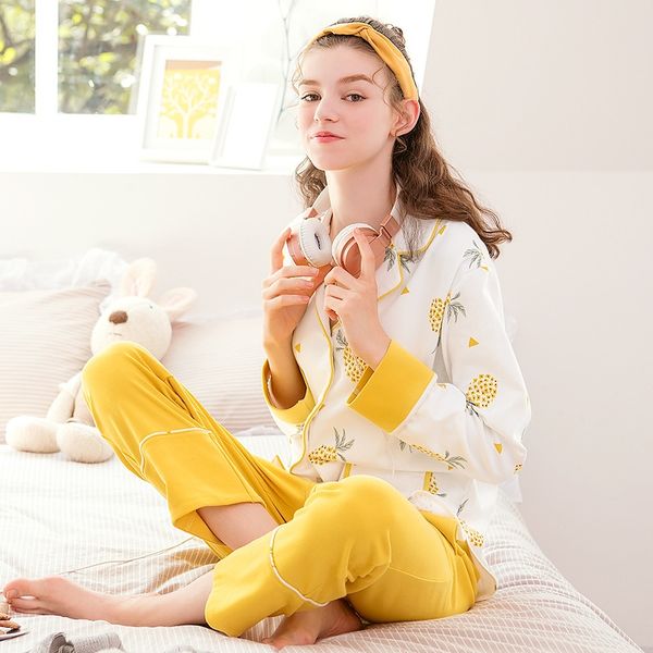 p5hmt moisturizing cotton pajamas girls' sweet autumn long sleeve solid color lapel comfortable hipster cute and trousers pajamas trous, Blue;red
p5hmt moisturizing cotton pajamas girls' sweet autumn long sleeve solid color lapel comfortable hipster cute and trousers pajamas trous, Blue;red