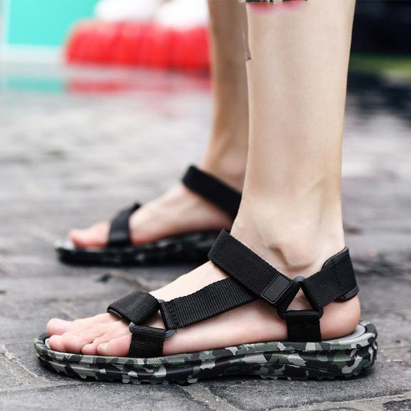 leisure mens flats sandals camouflage open breathable non-slip flip flops beach shoes for men plus size sandals dropshipping cs08, Black
leisure mens flats sandals camouflage open breathable non-slip flip flops beach shoes for men plus size sandals dropshipping cs08, Black