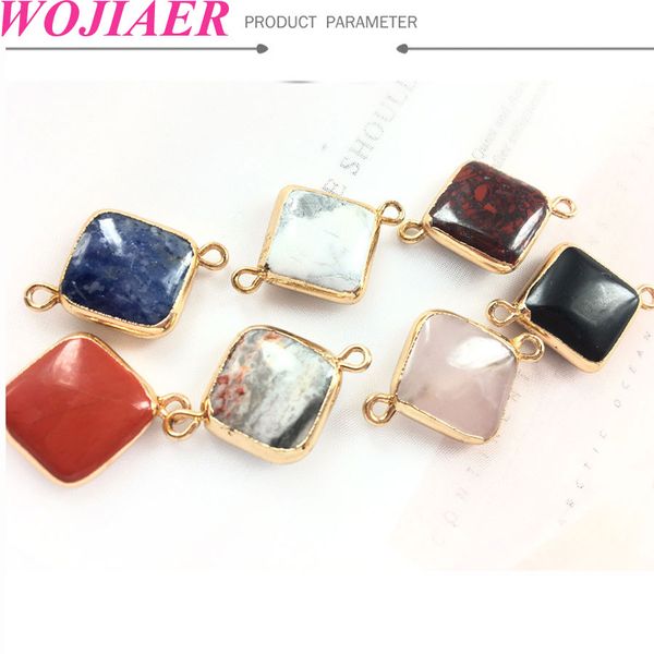 wojiaer wholesale white howlite square chakra natural stone two buckle design quartzs healing point beads diy making jewelry dbd915, Black
wojiaer wholesale white howlite square chakra natural stone two buckle design quartzs healing point beads diy making jewelry dbd915, Black