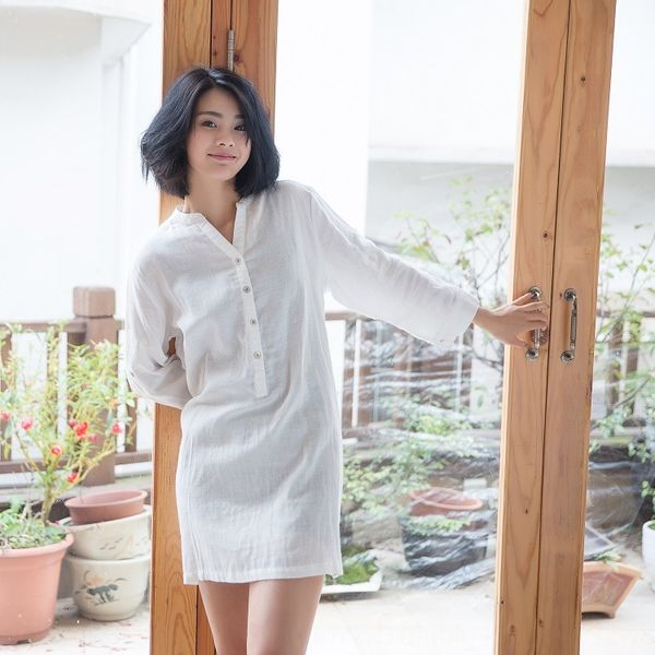 vuh1q women's pure cotton double-layer gauze pajamas nightdress can be worn out women's pure cotton double-layer gauze pajamas shi, Blue;red
vuh1q women's pure cotton double-layer gauze pajamas nightdress can be worn out women's pure cotton double-layer gauze pajamas shi, Blue;red