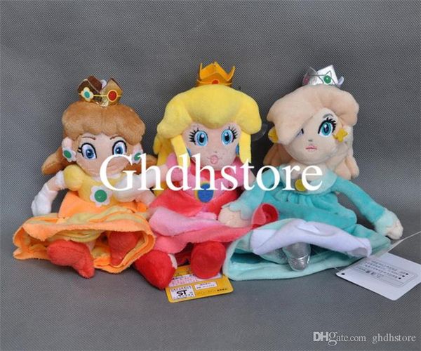 new 3pcs/lot 8" 20cm super mario bros princess peach daisy rosalina plush doll anime collectible dolls stuffed gifts soft toys
new 3pcs/lot 8" 20cm super mario bros princess peach daisy rosalina plush doll anime collectible dolls stuffed gifts soft toys
