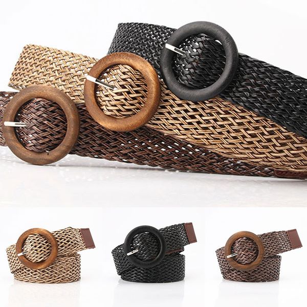 fashion boho braided waist belt women summer dress belt round wooden smooth buckle straw wide belts for women woven, Black;brown
fashion boho braided waist belt women summer dress belt round wooden smooth buckle straw wide belts for women woven, Black;brown